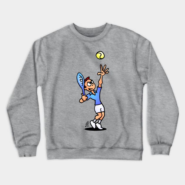 Tennis Crewneck Sweatshirt by Cardvibes